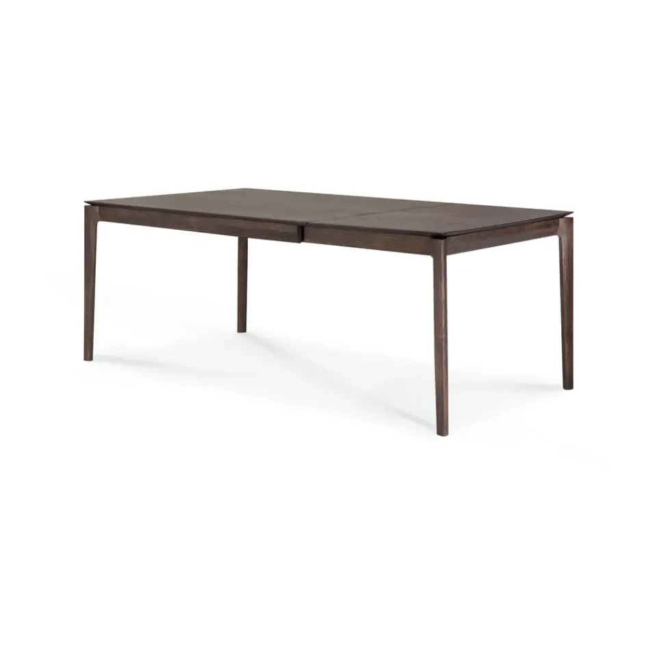 Dining Tables^Ethnicraft Beech extendable dining table, -lacquered oak, 90x140/220 cm Brown