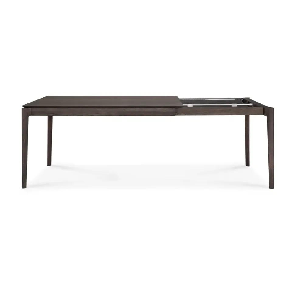 Dining Tables^Ethnicraft Beech extendable dining table, -lacquered oak, 90x140/220 cm Brown