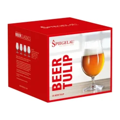 New Spiegelau Beer Classics Tulip glass 44cl. 4-pack, clear Transparent