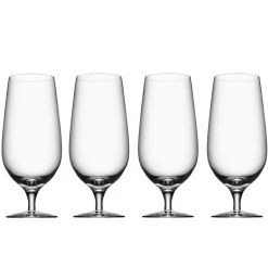 Beer Glasses^Orrefors Beer lager beer glass 4-pack, 60 cl Transparent