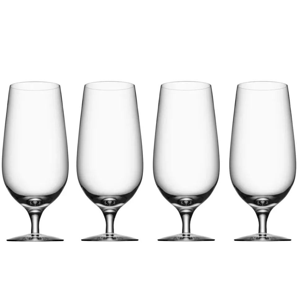 Beer Glasses^Orrefors Beer lager beer glass 4-pack, 60 cl Transparent