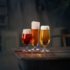 Beer Glasses^Orrefors Beer lager beer glass 4-pack, 60 cl Transparent