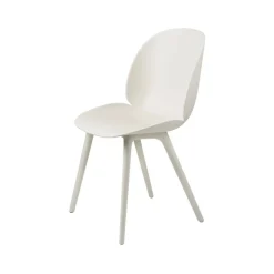 Outlet GUBI Beetle Dining Outdoor chair, Alabaster White