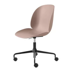 Office Chairs^GUBI Beetle Meeting Chair office chair, Sweet -black Pink