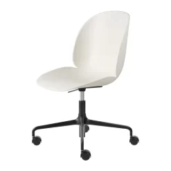 Hot GUBI Beetle Meeting Chair office chair, Alabaster -black White