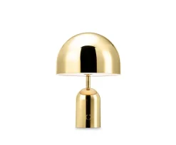 Desk Lamps|Children's Lamps^Tom Dixon Bell Portable table lamp, Gold Gold-coloured