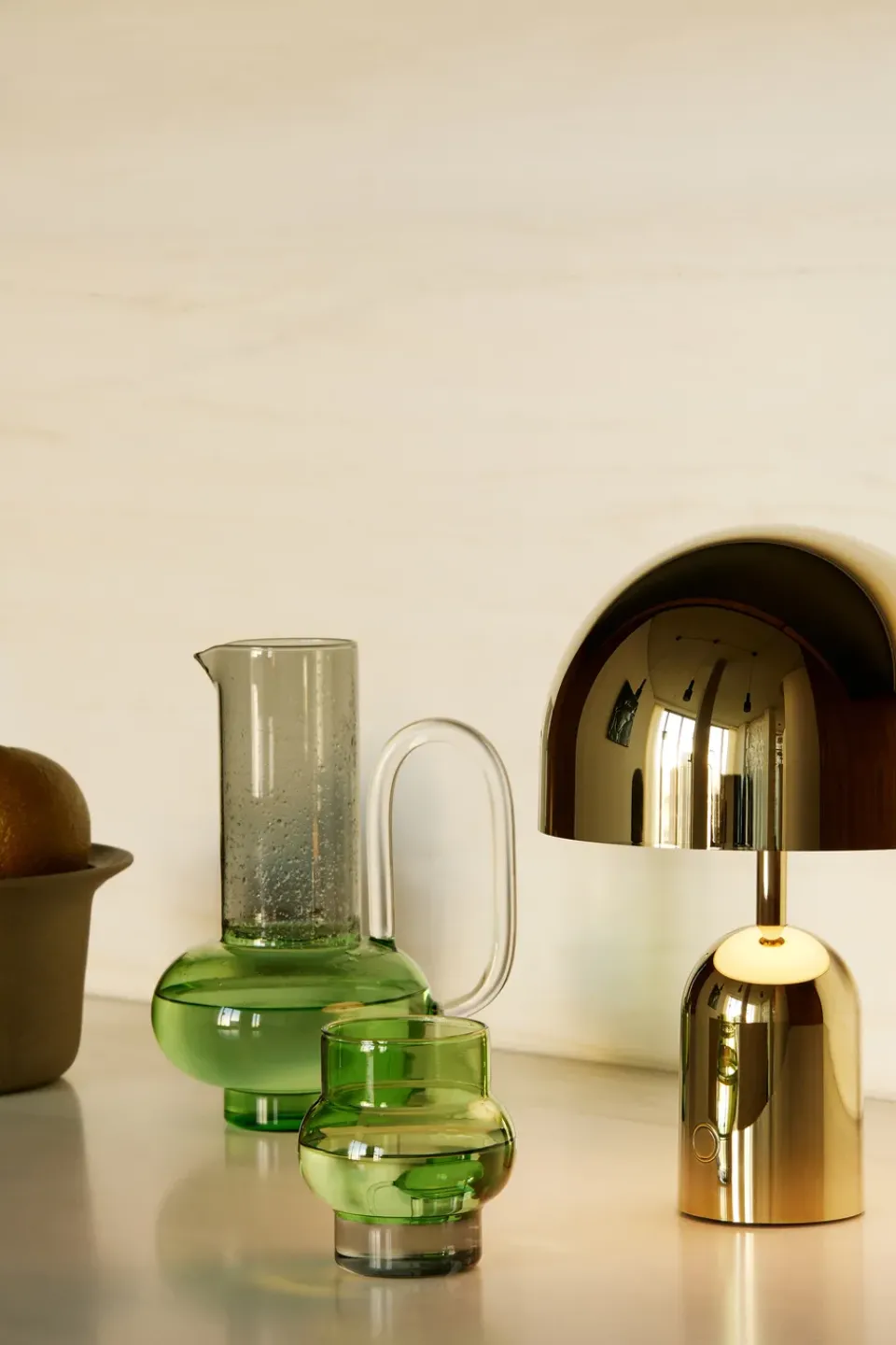 Desk Lamps|Children's Lamps^Tom Dixon Bell Portable table lamp, Gold Gold-coloured