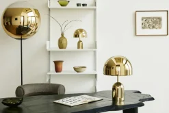 Desk Lamps|Children's Lamps^Tom Dixon Bell Portable table lamp, Gold Gold-coloured