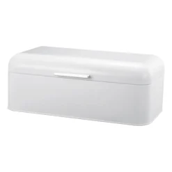 Bread Bins^Dorre Bella bread bin carbon steel 23x42 cm, White