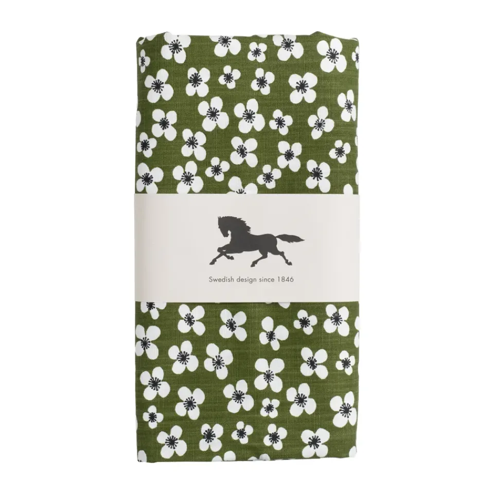 Oilcloths^Almedahls Belle Amie oilcloth, Dark , 145x220 cm Green