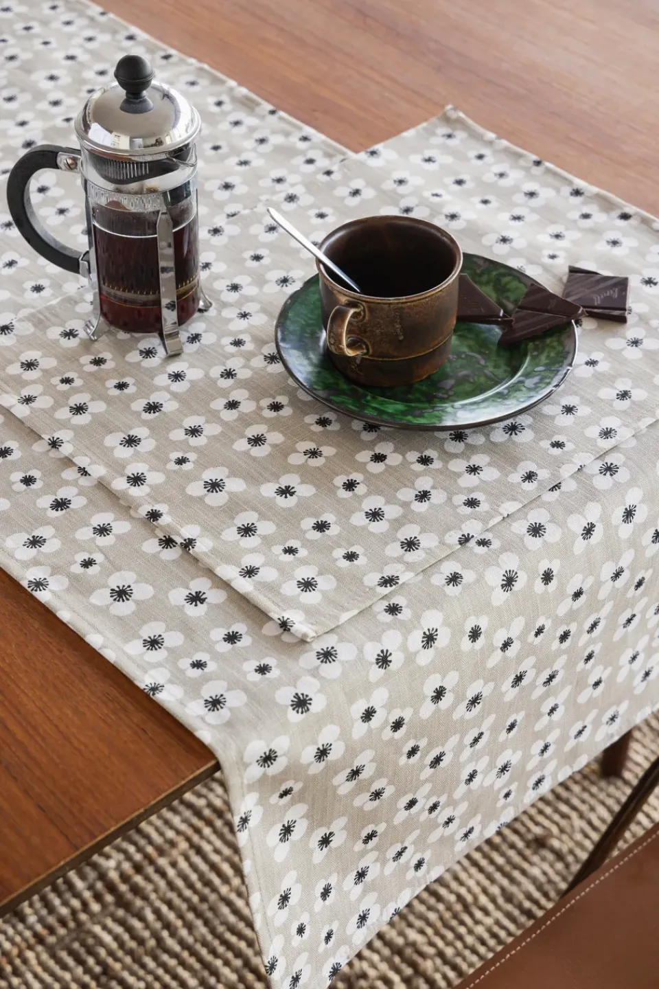 Clearance Almedahls Belle Amie runner, , 45x150 cm Beige