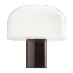 Portable Lighting^Flos Bellhop Glass T table lamp, Choko BrownWhite