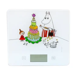 Kitchen Scales|Other Kitchen Utensils^Bengt Ek Design Bengt Oak kitchen scale with Moomin motif, White