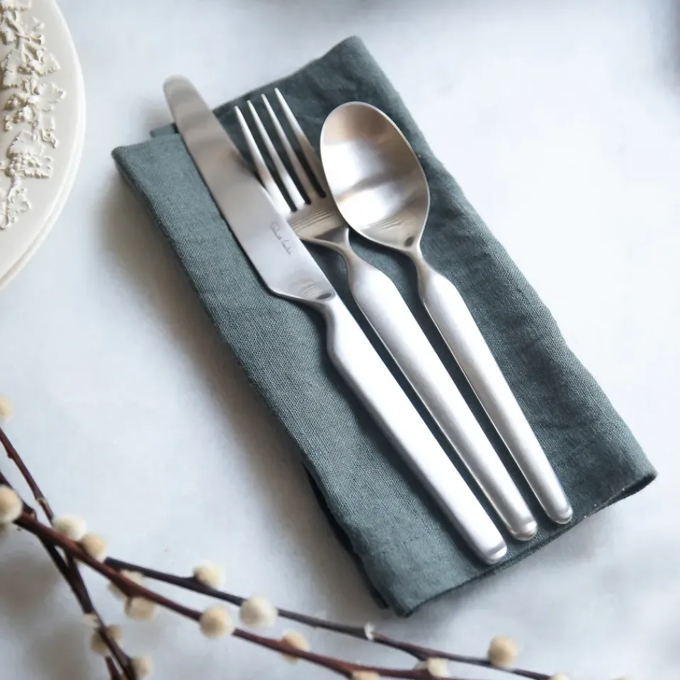 Outlet Robert Welch Bergen dessert spoon matte, stainless steel Silver-coloured