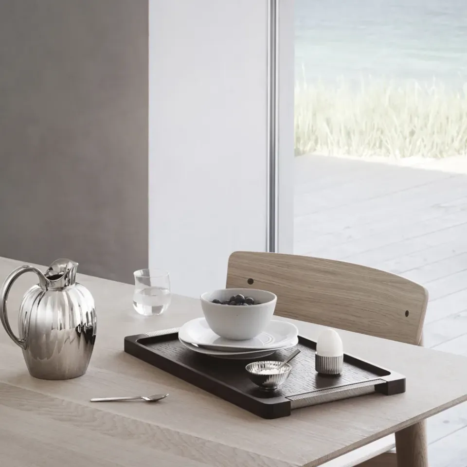 Best Georg Jensen Bernadotte carafe 1.6 L, stainless steel Grey