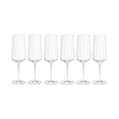 Champagne Glasses^Georg Jensen Bernadotte champagne glass 6-pack, 27cl Transparent