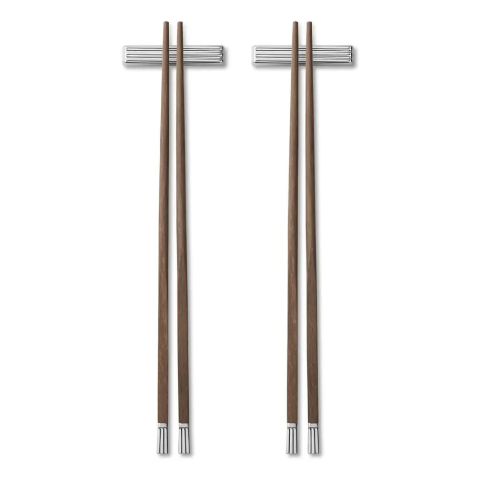 Chopsticks^Georg Jensen Bernadotte chopsticks 2-pack, Manilkara Brown