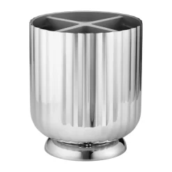 Discount Georg Jensen Bernadotte cutlery holder Ø13x15.1 cm, Stainless steel Silver-coloured