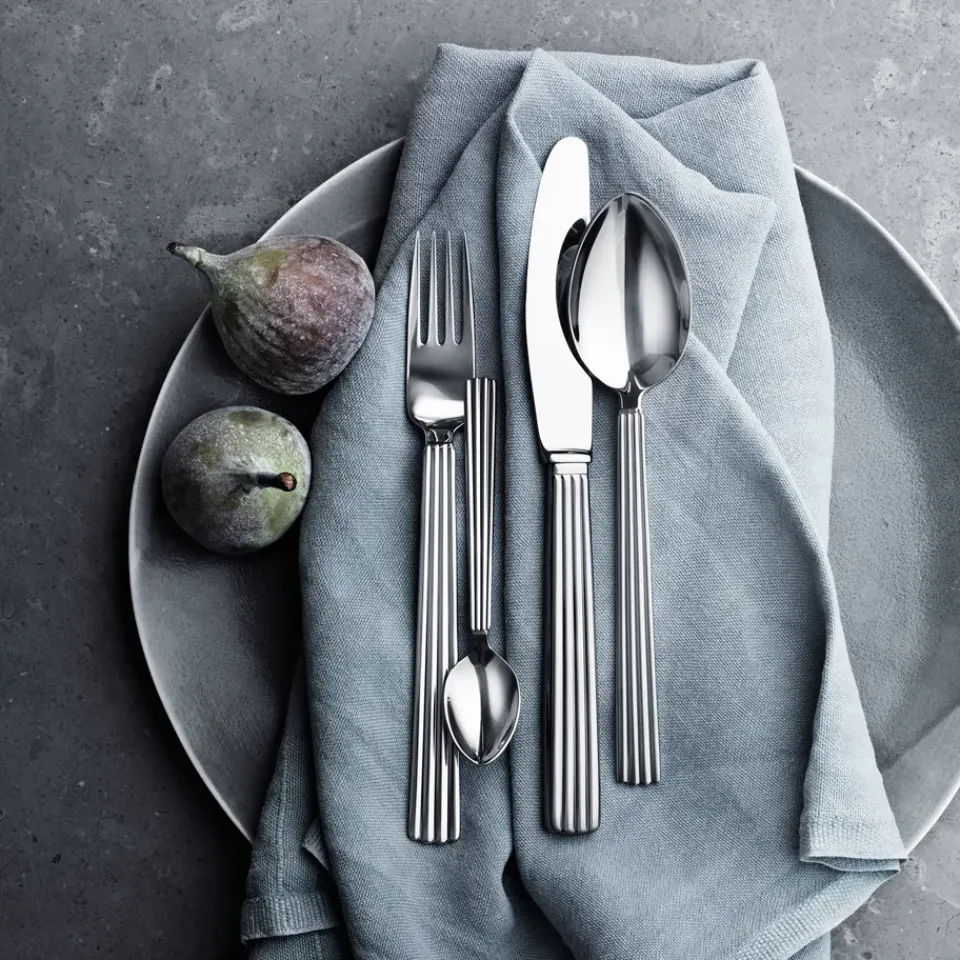 Cutlery Sets^Georg Jensen Bernadotte cutlery set, 4 pcs Silver-coloured