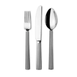 Hot Georg Jensen Bernadotte cutlery set for children, 3 pcs Silver-coloured