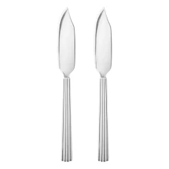Serving Utensils^Georg Jensen Bernadotte fish knife 2-pack, Stainless steel Silver-coloured