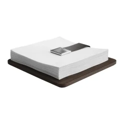 Napkin Rings & Holders^Georg Jensen Bernadotte napkin holder 20.1x20.1 cm, Stainless steel Silver-coloured