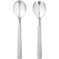 Salad Servers^Georg Jensen Bernadotte salad cutlery, 2- pieces Silver-coloured