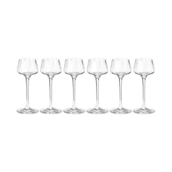 Hot Georg Jensen Bernadotte snaps glass 6-pack, 4cl Transparent