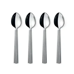 Tea & Coffee Spoons^Georg Jensen Bernadotte tea and coffee spoon, 4-pack Silver-coloured