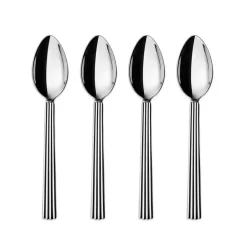 Clearance Georg Jensen Bernadotte teaspoon large, 4-pack Silver-coloured