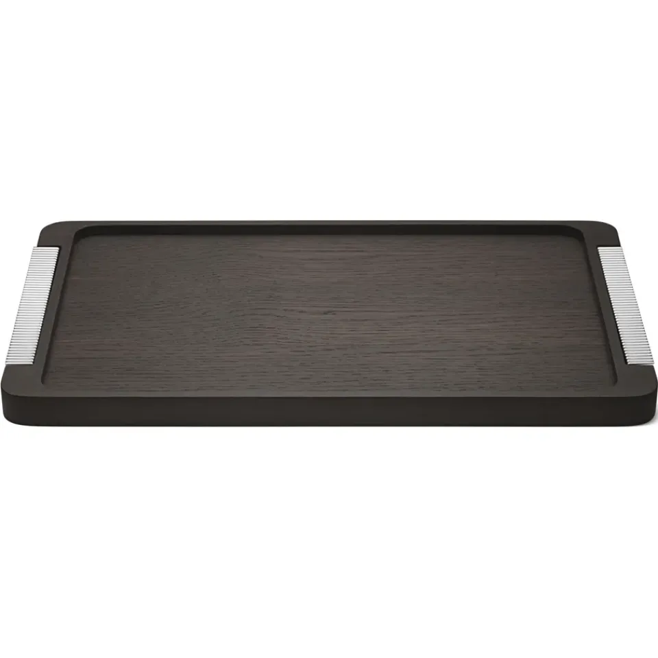 Decorative Trays^Georg Jensen Bernadotte tray, 28x46 cm Brown