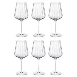 Online Georg Jensen Bernadotte white wine glass 6-pack, crystalline Transparent