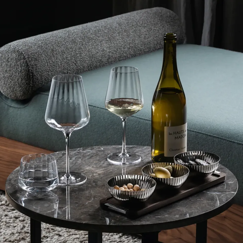 Online Georg Jensen Bernadotte white wine glass 6-pack, crystalline Transparent