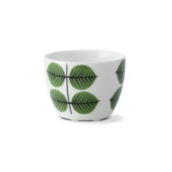 New Gustavsbergs Porslinsfabrik Berså egg cup, Ø 5 cm GreenWhite