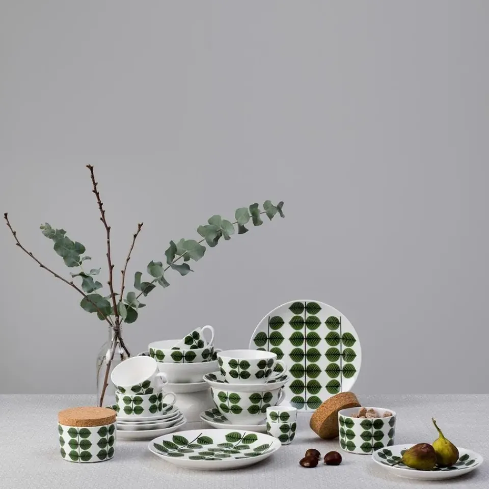 New Gustavsbergs Porslinsfabrik Berså egg cup, Ø 5 cm GreenWhite