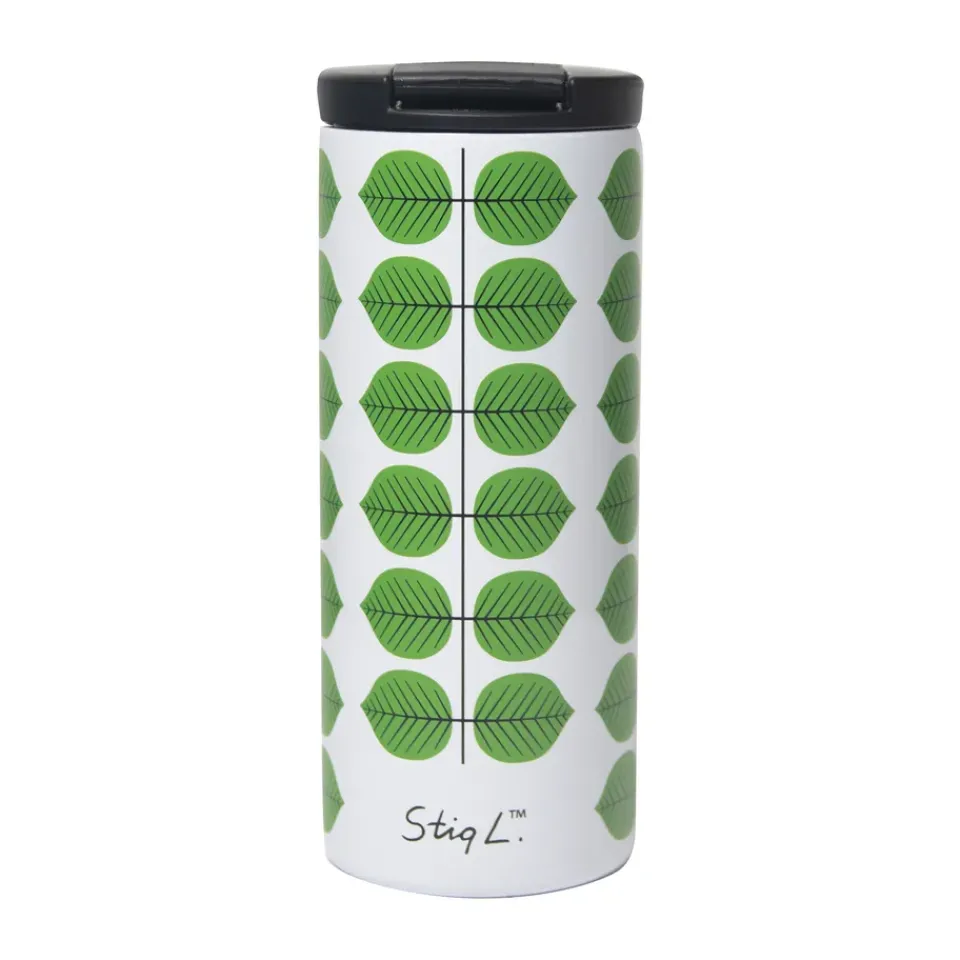 Thermal Flasks & Travel Mugs^Pluto Design Berså thermal mug 0.35l, White-green WhiteGreen