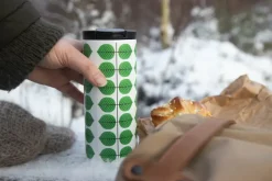 Thermal Flasks & Travel Mugs^Pluto Design Berså thermal mug 0.35l, White-green WhiteGreen