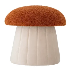 Children's Chairs|Children's Chairs^Bloomingville Bertil pouf Ø37 cm, Mushroom RedWhite