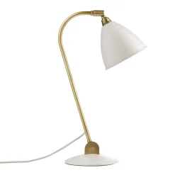 GUBI Bestlite BL2 table lamp, matte -brass White