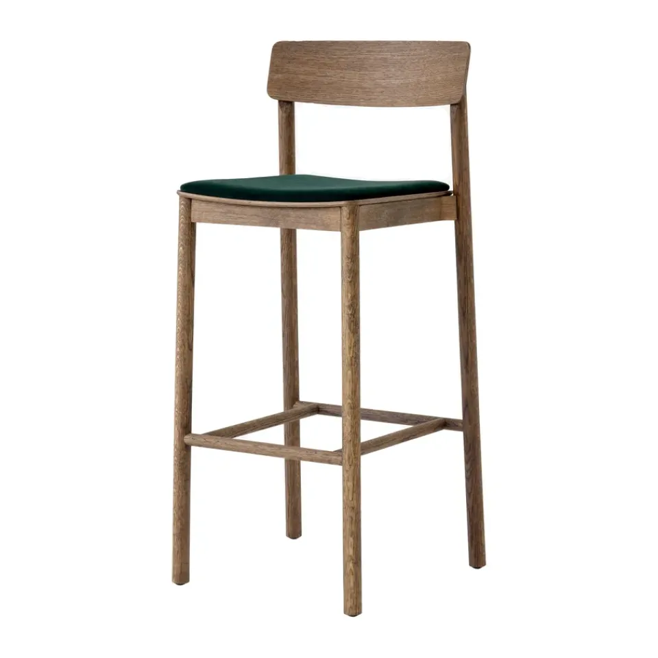 Bar Stools^&Tradition Betty TK17 Bar Chair 75 cm, Gentle 0973-smoked oiled oak Brown
