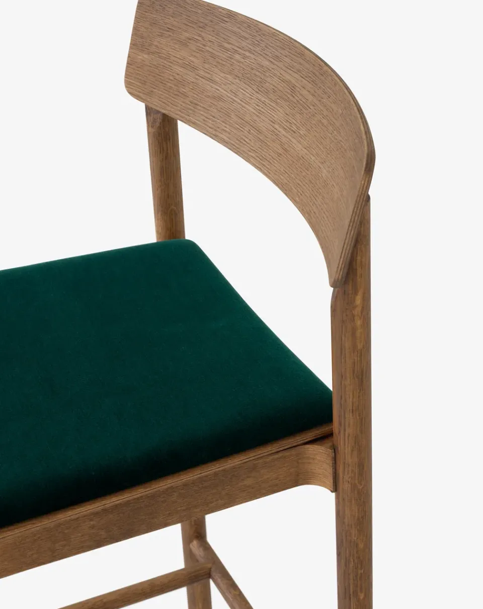 Bar Stools^&Tradition Betty TK17 Bar Chair 75 cm, Gentle 0973-smoked oiled oak Brown