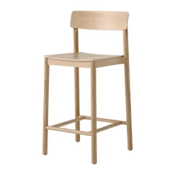 Hot &Tradition Betty TK13 Counter Chair 65 cm, Lacquered solid oak Beige
