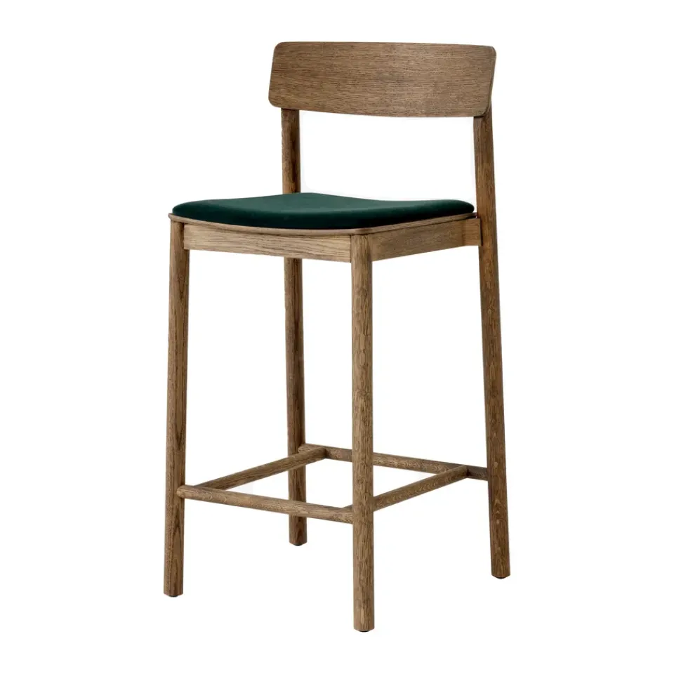 Online &Tradition Betty TK14 Counter Chair 65 cm, Gentle 0973-smoked oiled oak BeigeBrown
