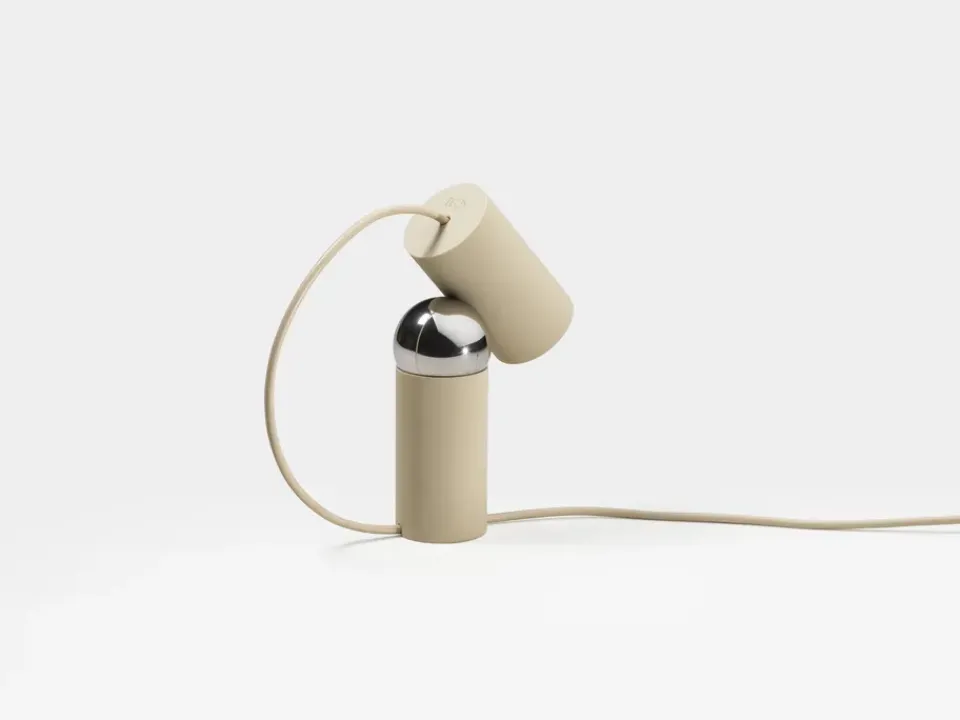New Flos Bilboquet table lamp, Linen Beige