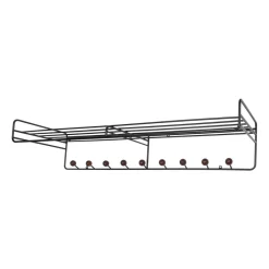 Hat Rack & Hat Shelves|Hat Rack & Hat Shelves^Maze Bill Hat rack L hat rack, Black-dark-brown BlackBrown