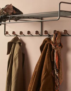 Hat Rack & Hat Shelves|Hat Rack & Hat Shelves^Maze Bill Hat rack L hat rack, Black-dark-brown BlackBrown