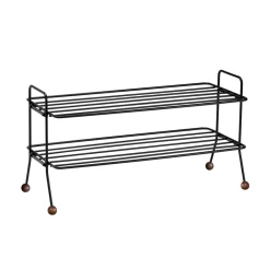 Shoe Racks|Shoe Racks^Maze Bill shoe shelf, black-dark Brown