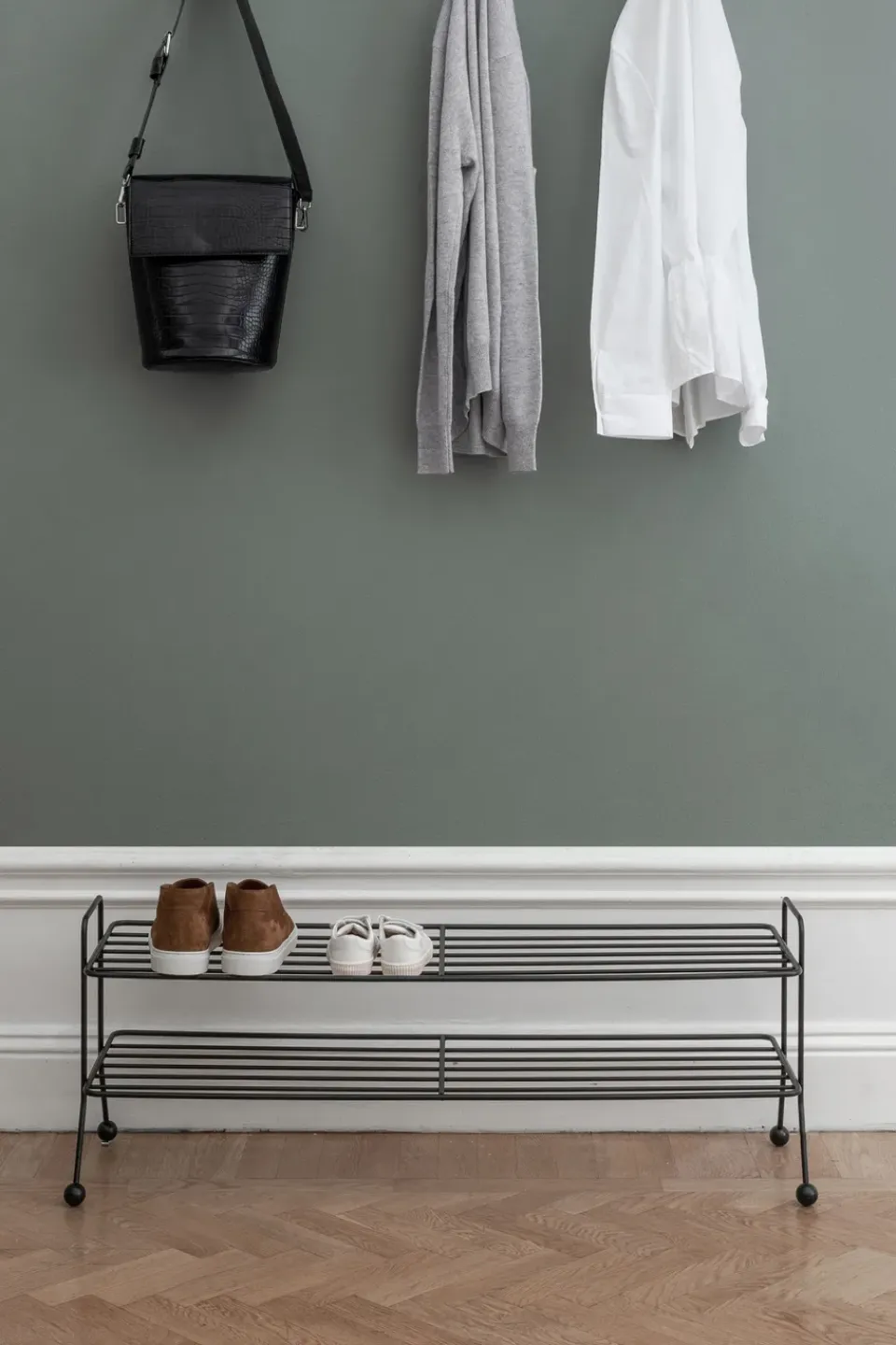 Shoe Racks|Shoe Racks^Maze Bill Shoe Shelf L Shoe shelf, Black