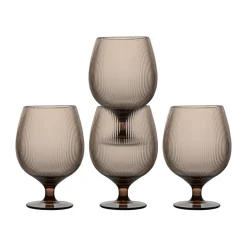 Online Sagaform Billi beer glasses 50 cl 4-pack, Brown