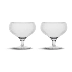Discount Sagaform Billi champagne coupe 30 cl, 2-pack Transparent